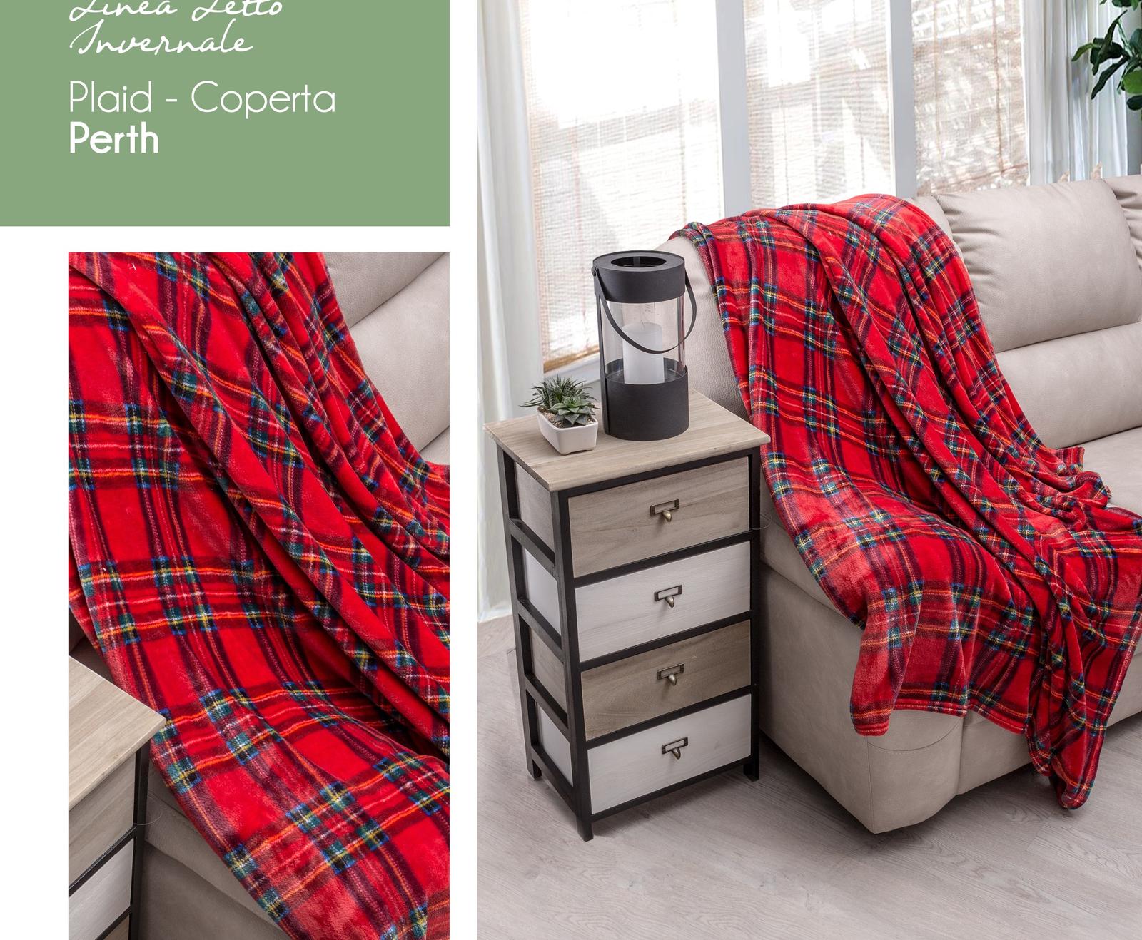 COPERTA 2P PERTH 200X230 Tellini S.r.l. Ingrosso Abbigliamento